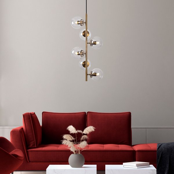 Boden – Modern Pendant Lamp with Glass Spheres