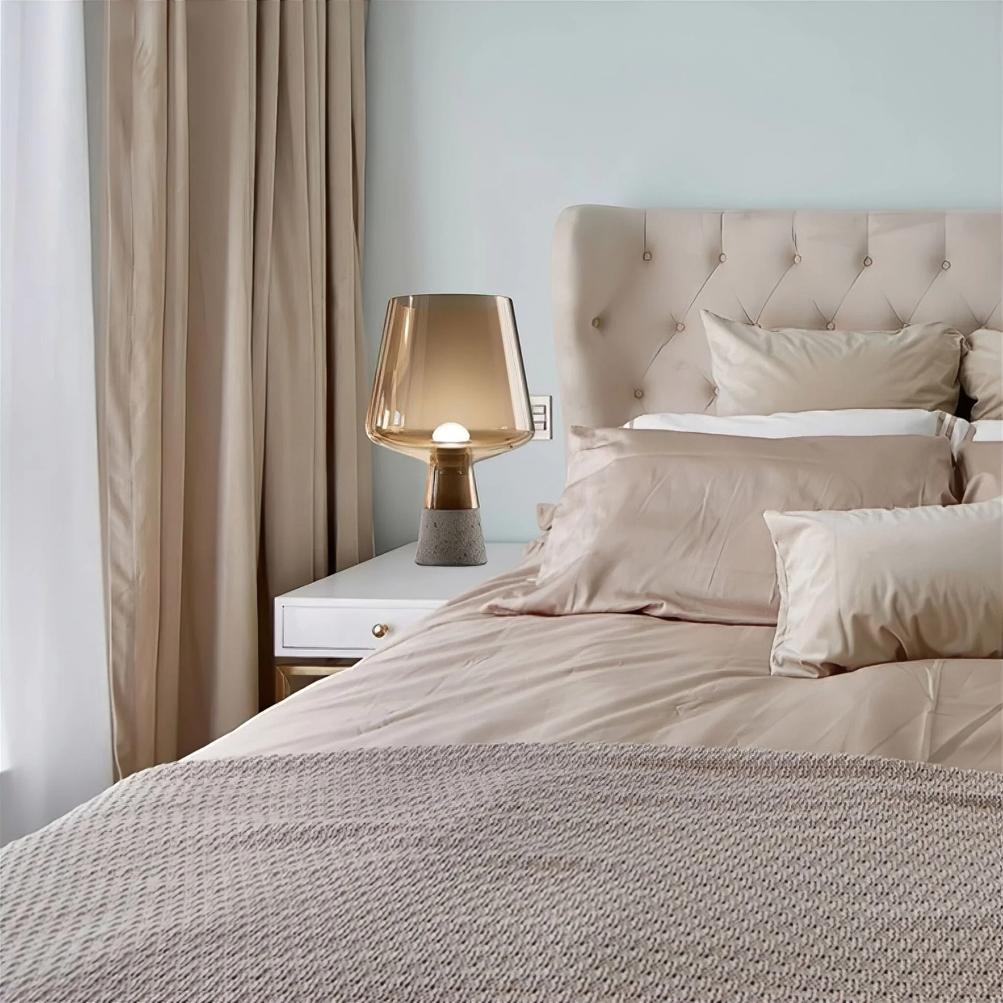 Århus Table Lamp — Scandinavian Stone & Glass Lighting - Image 3