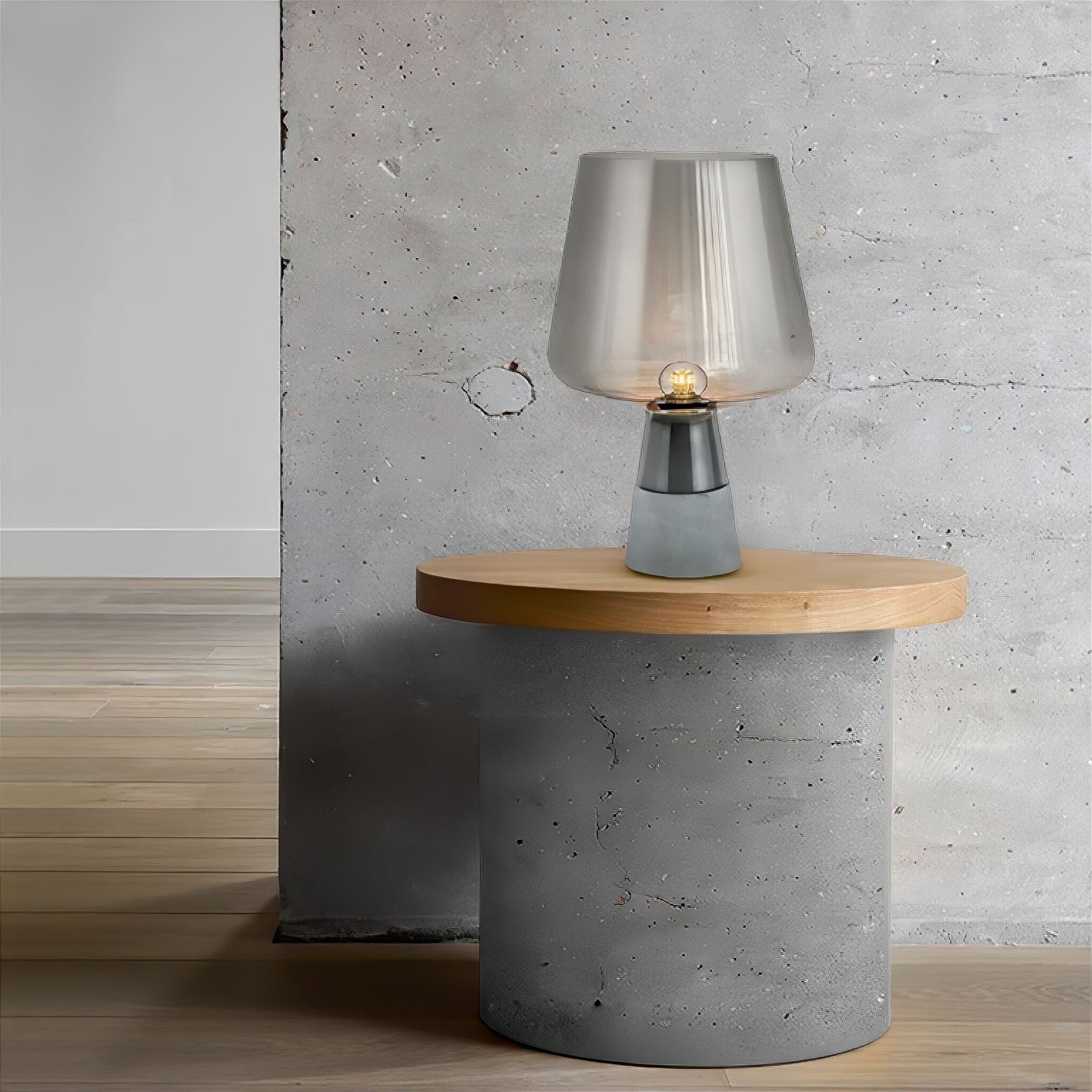 Århus Table Lamp — Scandinavian Stone & Glass Lighting - Image 5