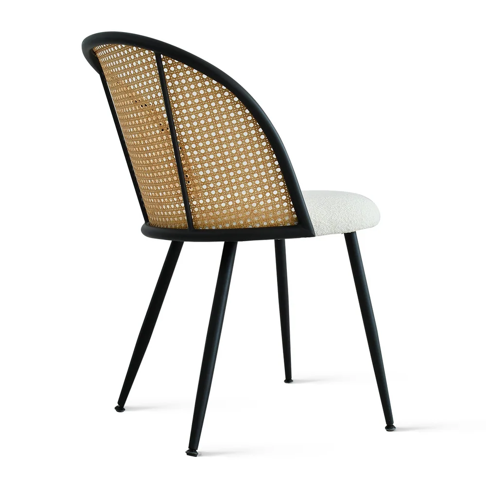 Cassia B22 – Modern Chair with Rattan Backrest - Image 7