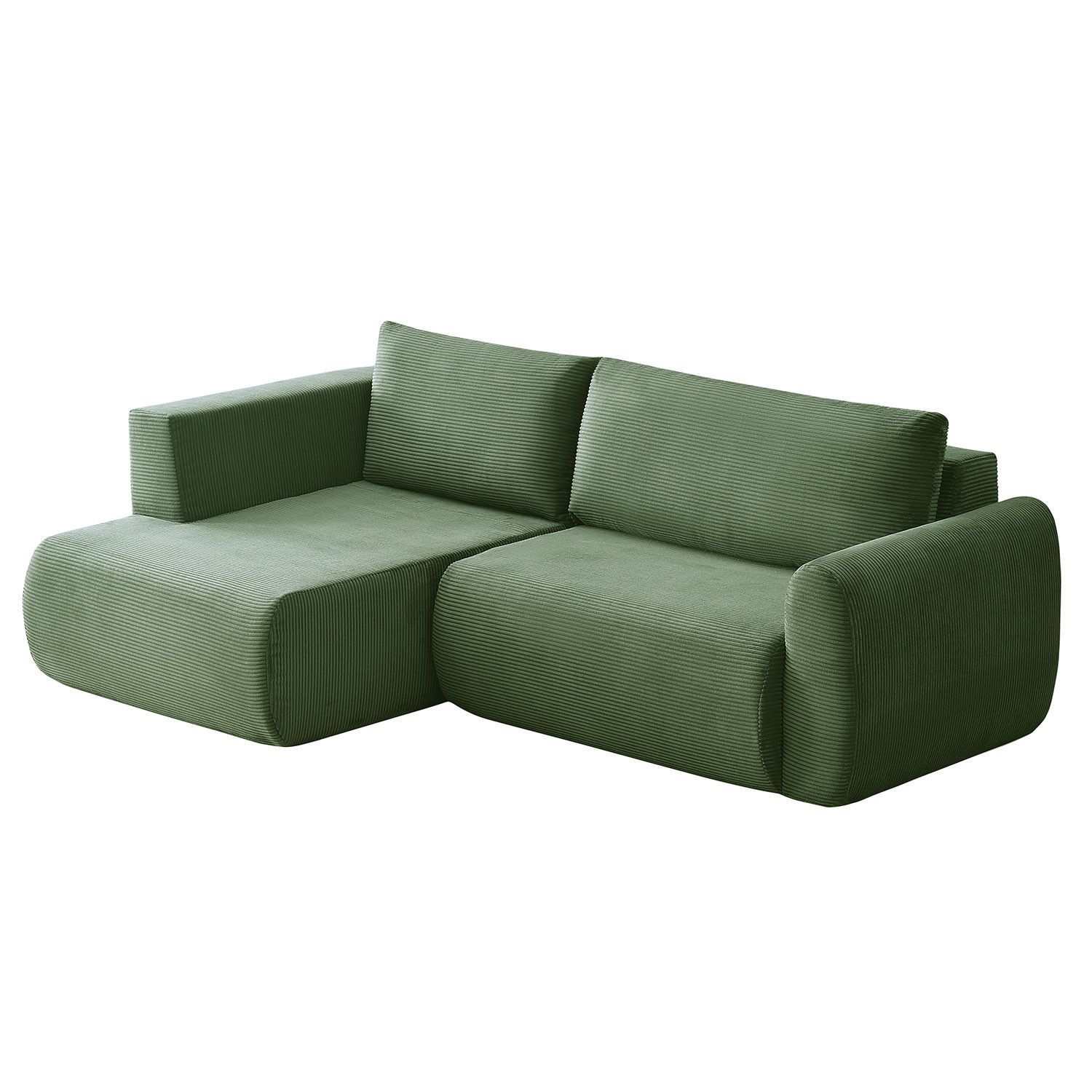Arendal Corner Sofa – Left Facing – 4 Seater – Green Corduroy - Image 8
