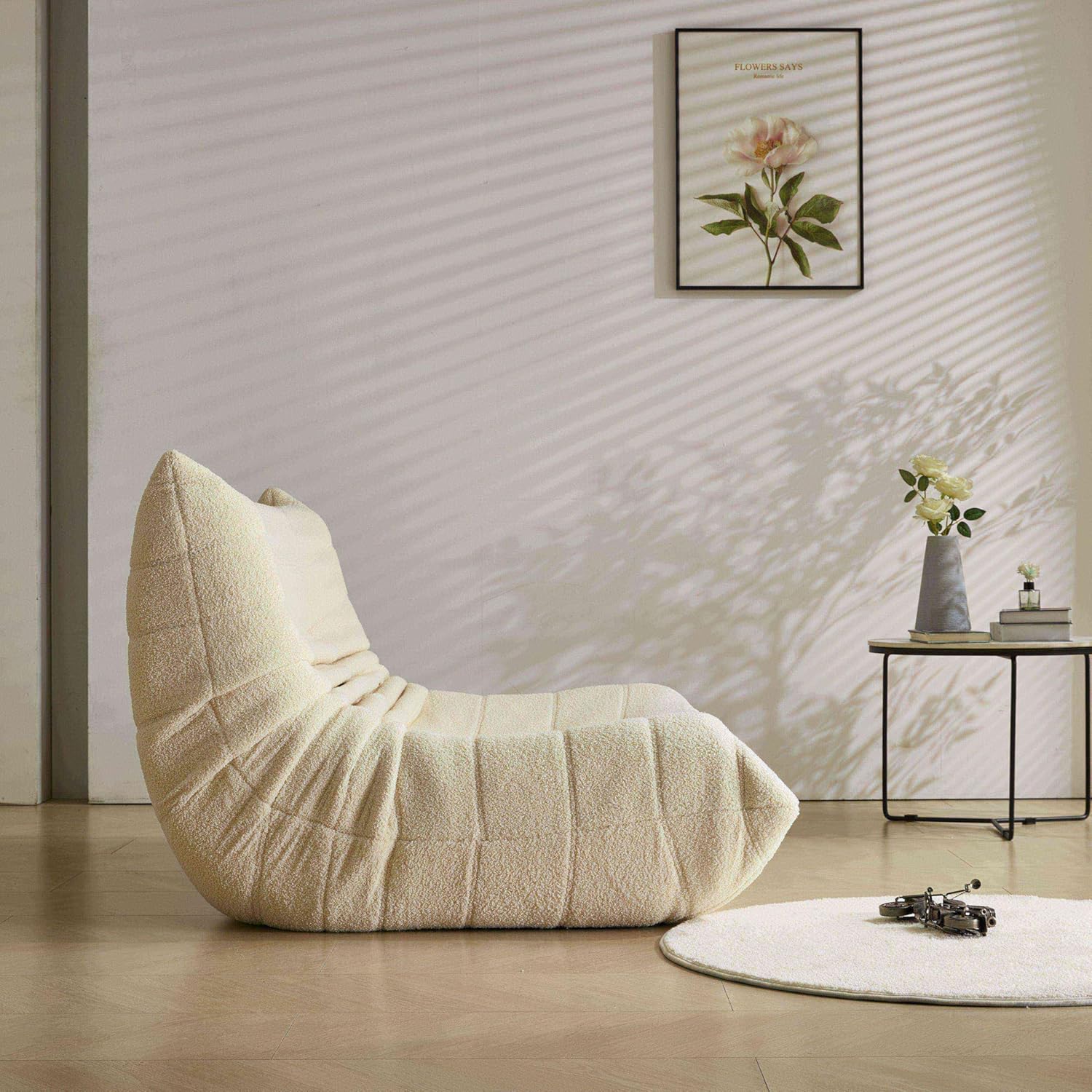 Stavanger 2-Seater Sofa – Beige Bouclé, Scandinavian Comfort - Image 4