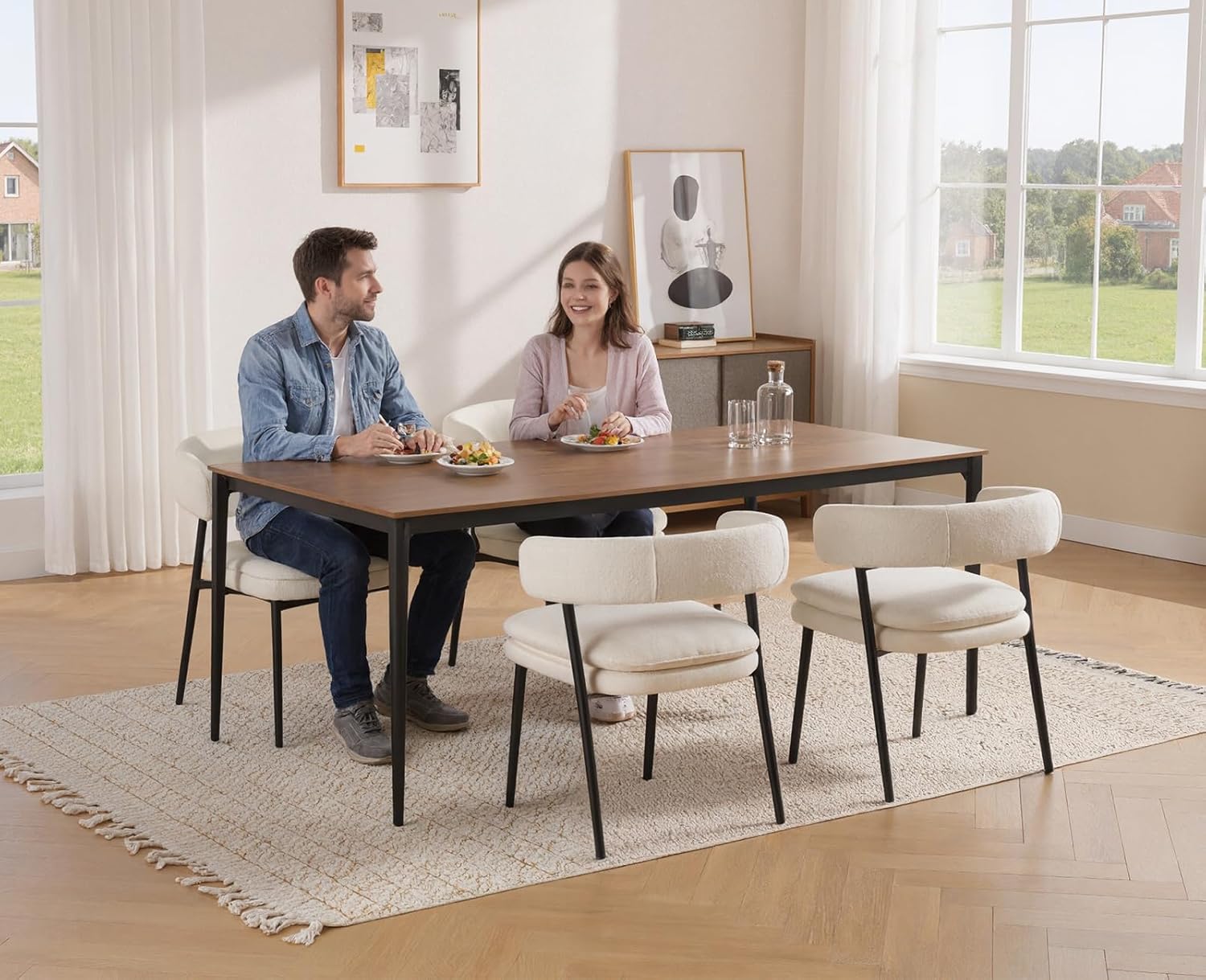 Djursholm White Dining Chair – 2 Pack - Bild 3