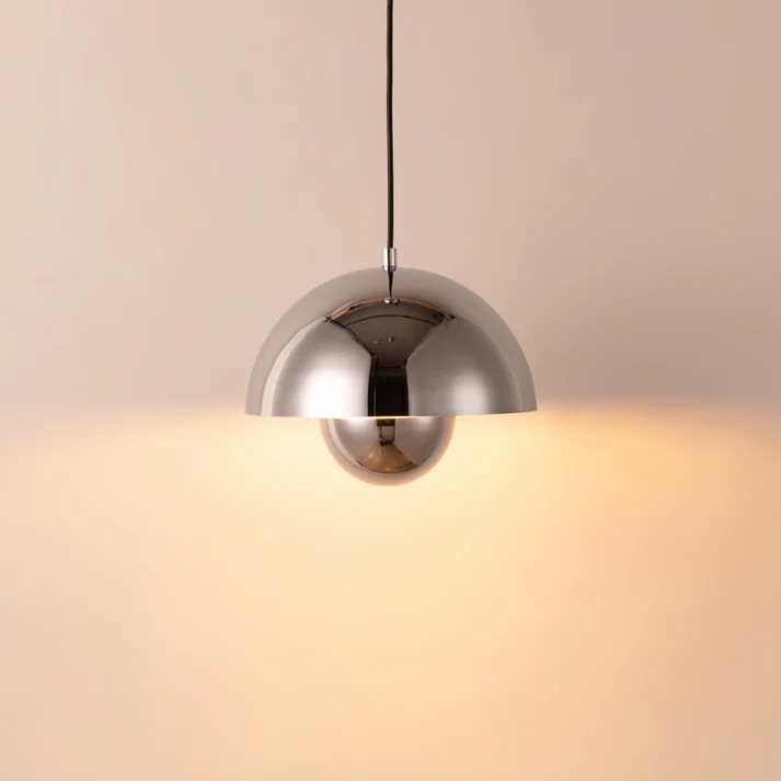 Helsinki Chrome – Vintage Design Pendant Lamp - Image 3