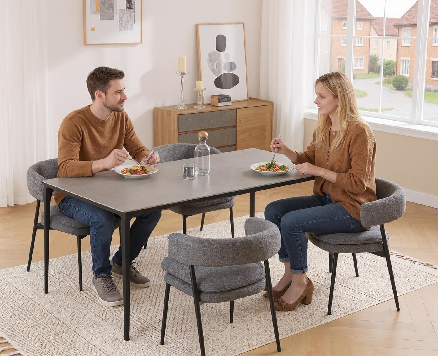 Djursholm Grey Dining Chair – 2 Pack - Bild 3