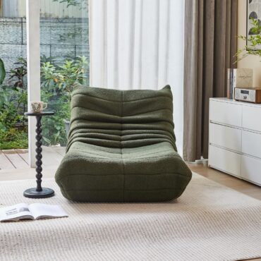 Stavanger – Green Bouclé