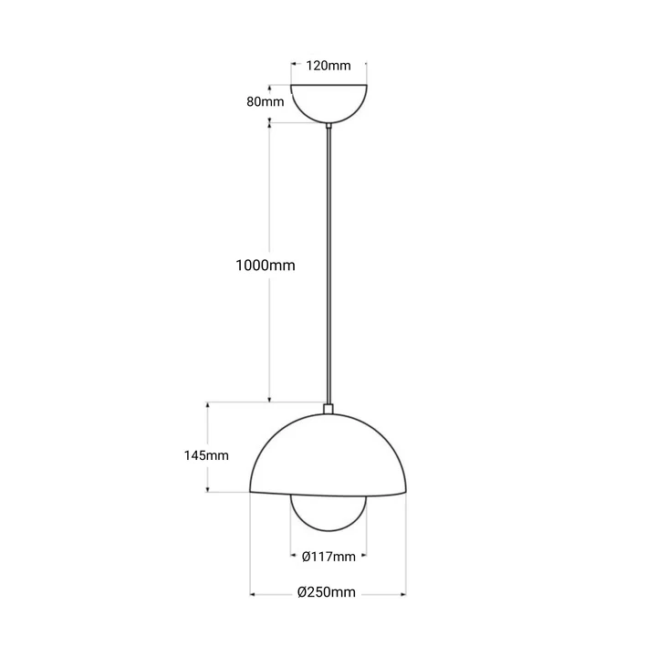 Helsinki Chrome – Vintage Design Pendant Lamp - Image 2