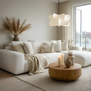 Kiruna - Skulptural skandinavisk taklampa