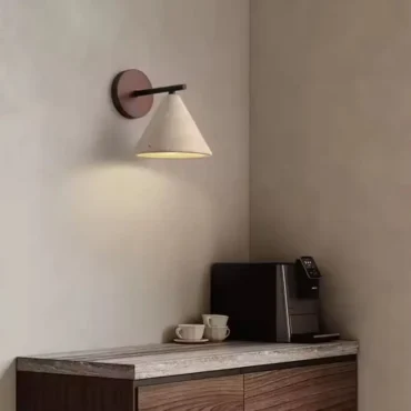 Leksvik – Vintage Travertine Wall Lamp