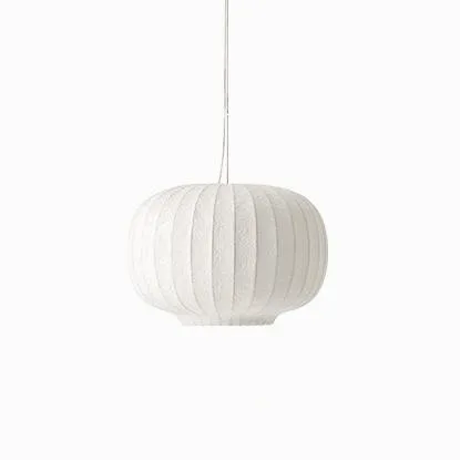 Henningsvær – Scandinavian Silk Pendant Lamp - Image 4