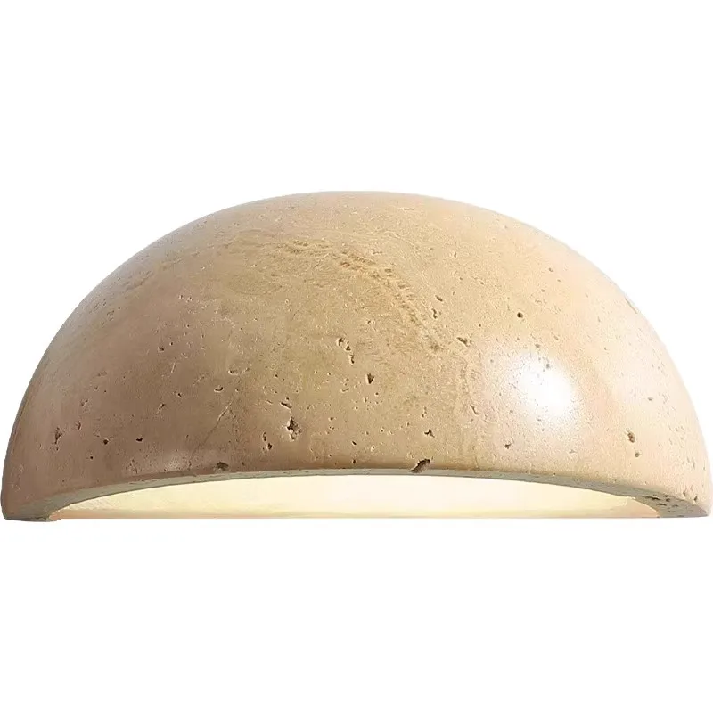 Kjerstad – Travertine Half-Moon Wall Lamp - Bild 6